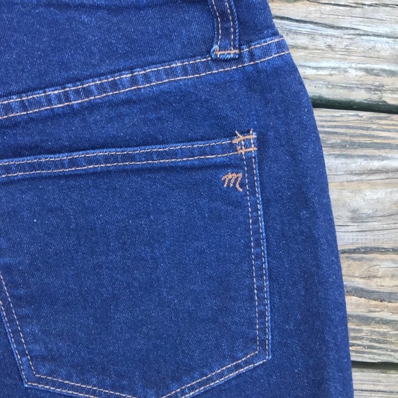 Dark Wash Madewell Denim Shorts - Picture 5 of 6